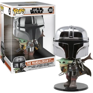 Funko Pop Deluxe Figür - Star Wars:mandalorian-10"mandalorian W/chrome