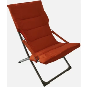 Relax Katlanır Koltuk Turuncu - 61X77X90 cm - Ister Dış Mekan Ister Iç Mekanda Kullanabilirsiniz.