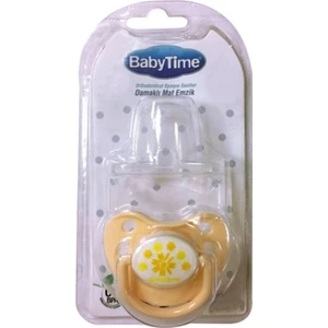 Babytime Damaklı Mat Emzik BT129-2 Krem