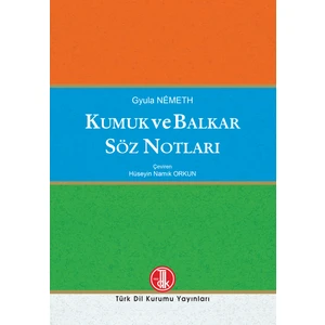 Türk Dil Kurumu Yayınları Kumuk ve Balkar Söz Notları