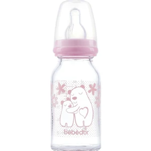Isıya Dirençli Cam Biberon 125 ml - Pembe