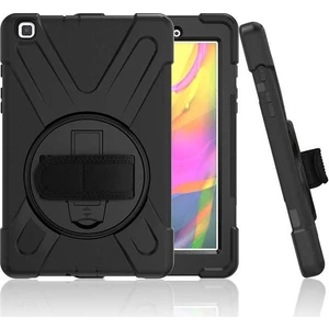 Ekran Koruyuculu Galaxy Tab T290 Defender Tüm Testleri Onaylanmış Sert Sağlam Koruyucu 360 Dönen Stand Samsung Galaxy Tab T290 için El Omuz Askılı Defender Kılıf
