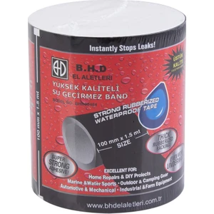 B.h.d Tools Su Geçirmez Siyah Bant 100 mm x 1,5 M