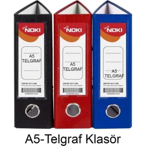Telgraf Klasör Geniş A5 Plastik 3 Renk 1 Paket