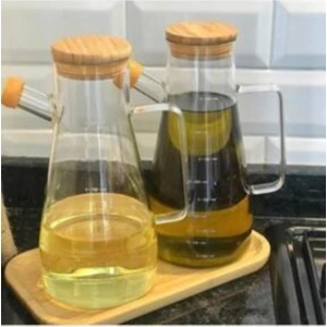Cam Yağlık Sütlük Sosluk Set 3'lü 900 ml