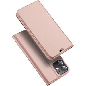 Dux Ducis Apple iPhone 12 Mini Kılıf Mıkantıslı Kapaklı Flip Cover Kılıf Skin x Series Flip Case AL-33932 Pembe