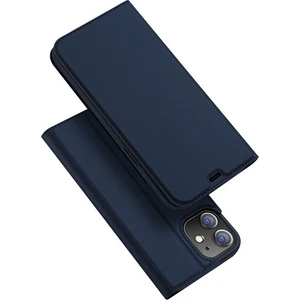 Dux Ducis Apple iPhone 12 Mini Kılıf Kapaklı Flip Cover Kılıf Skin Pro Series Kılıf AL-33939 Lacivert
