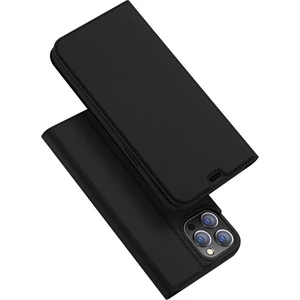 Dux Ducis Apple iPhone 12 Pro Max Kılıf Kapaklı Flip Cover Kılıf Skin Pro Series Kılıf Siyah