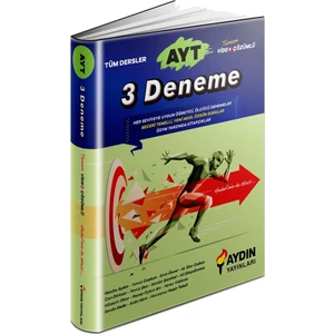Aydın Yayınları AYT Tüm Dersler 3 Deneme