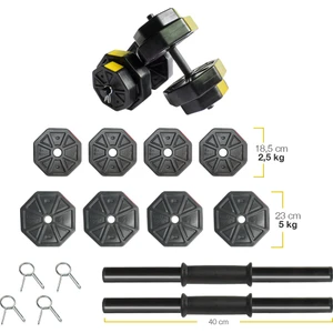 Tan Spor 30 kg Dambıl-Dumbell-Ağırlık-Halter–full  Kısa  Bar + Düz Bar + Z Bar Seti