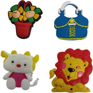 Morza Home Morzahome 4lu Sevimli Figürler Buzdolabı Magneti 4 Adet 1 Pakette 6cm