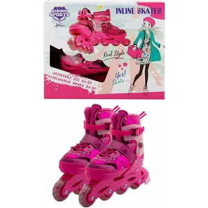 Rising Sports Inline 4 Teker Paten Pembe Payetli