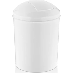 Kelebek Kapak Çöp Kovası - Beyaz 15 Lt