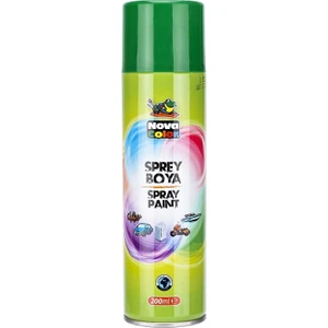 Nova Color Sprey Boya 200 ml Yeşil (Her Yüzeyde Kullanılır)