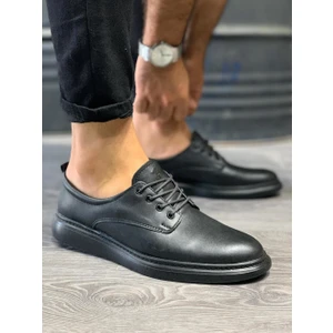 Knack Klasik Erkek Ayakkabı 001 Siyah (Siyah Taban)