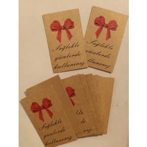 Tellgraf Kraft Sağlıklı Günlerde Kullanınız Yazılı Kartlar 5 x 8 cm