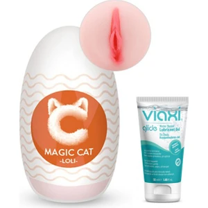 Magic Cat Loli Utra Yumuşak Mastürbatör Vajina+Jel