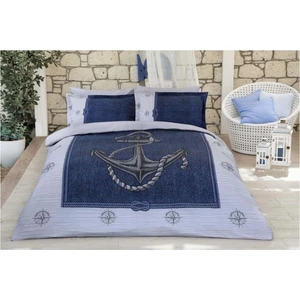 Pike Takımı Ranforce Tek Kişilik Gri Anchor Denim