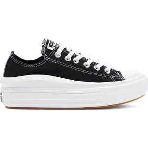 CONVERSE Chuck Taylor All Star Move Canvas Platform 570256C Unisex SİYAH/BEYAZ Günlük Sneaker Ayakkabı