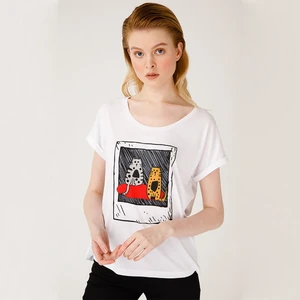 Kedi Fotoğraf T-Shirt