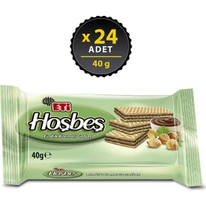 Hoşbeş Fındık Kremalı Gofret 40 g x 24 Adet