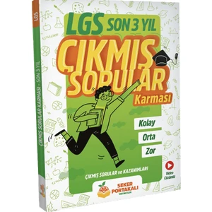 Şeker Portakalı Yayıncılık LGS Son 3 Yıl Çıkmış Sorular Karması