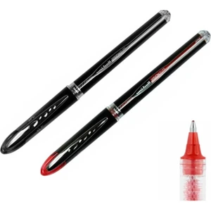 Vision Elite Micro 0.5mm 2'li Roller Kalem Seti UB-205 Kırmızı - Siyah