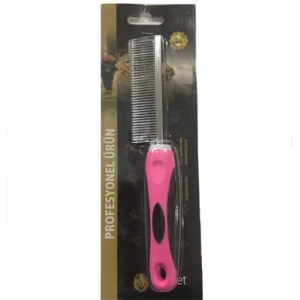 Lion Pet Kedi Köpek Keçe Açıcı Tarak Pembe