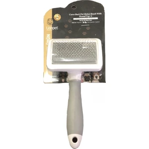 Lion Pet Kedi ve Köpek Tarak Boncuk Uçlu S Gri