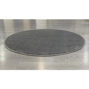 ERDEMİR HALI Gri Kaymaz Taban  Yuvarlak Post Halı 80 x 80