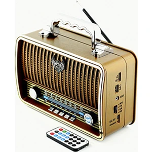 RT-859 Ahşap Görünümlü Bluetooth Nostaljik Radyo