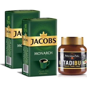 Monarch Filtre Kahve 2 x 500 gr + Tadıbu Kakaolu Fındık Ezmesi 330 gr