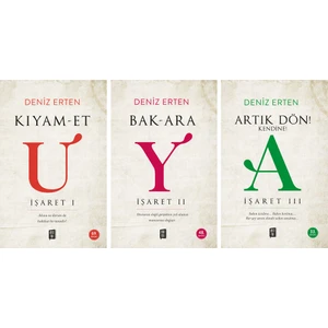 Deniz Erten Uyanış Işaret Serisi Ilk 3 Kitap Set - Kıyamet - Bakara - Artık Dön