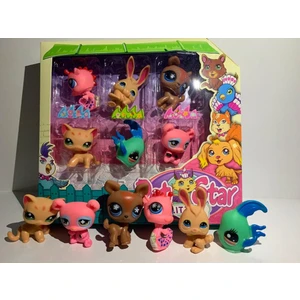 Pet Shop Neşeli Minişler 6'lı Miniş Ailesi Oyuncak Pet Star