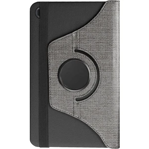 Fitcase Samsung Galaxy Tab A T510/T515/T517 Kılıf Fabric 360 Derece Döner Standlı Gri