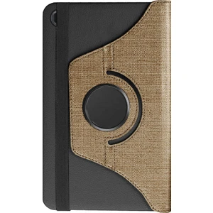 Fitcase Samsung Galaxy Tab A T510/T515/T517 Kılıf Fabric 360 Derece Döner Standlı Gold