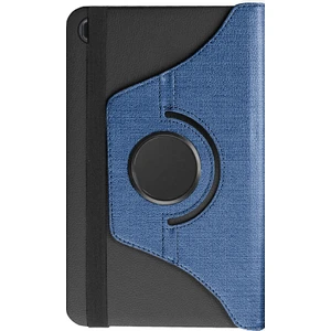 Fitcase Samsung Galaxy Tab A T510/T515/T517 Kılıf Fabric 360 Derece Döner Standlı Mavi