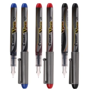 V-Pen 3'lü Dolma Kalem Seti Siyah - Kırmızı - Mavi