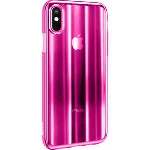 Aurora Case Serisi Şık Ve Koruyucu iPhone Xs Max Uyumlu xsmax için Kılıf WIAPIPH65-JG PEMBE