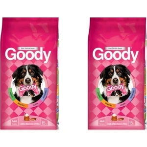 Goody Kuzu Etli ve Pirinçli Yetişkin Köpek Maması 15 kg 2 Adet