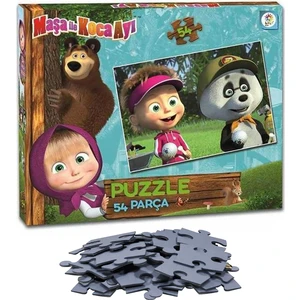 Maşa ile Koca Ayı 54 Parça Çocuk Puzzle