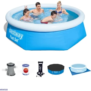 Büyük Şişme Havuz Seti 244X66CM Bw 508