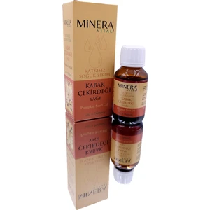 Minera Vital Kabak Çekirdeği  Yağı 50 ml Katkısız Içilebilir & Sürülebilir
