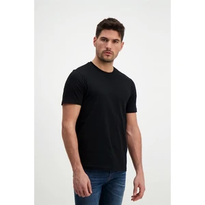 Erkek Siyah Bisiklet Yaka Basic T-Shirt