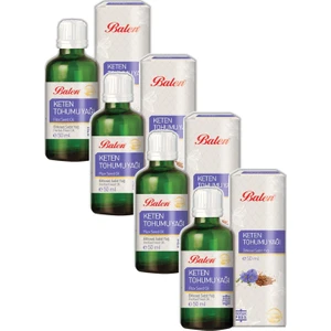 Keten Tohumu Yağı Yağı Soğuk Pres 50 ml 4 Lü