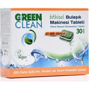 Green Clean Bulaşık Makinesi Bitkisel Tablet 30'lu