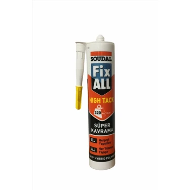 Soudal Fix All High Tack Korniş Yapıştırıcı Montaj Yapıştırıcısı 290 ml