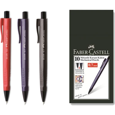 Faber-Castell Faber Econ 0.7 Uçlu Kalem Koyu Renkli