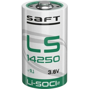 Saft Pil 3.6V 1/2AA Kısa Kalem Lıthıum Lisocl2 Pil Saft Ls