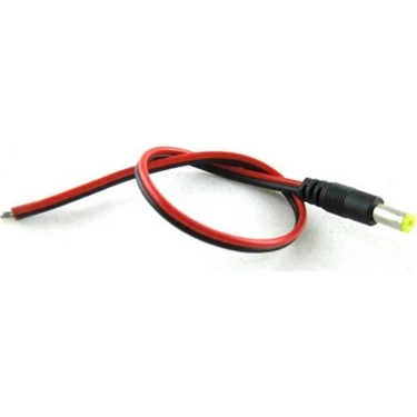 Cctv Güvenlik Kamerası Için Power Jack Kablosu 25 cm 10